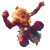Sun Wukong Fights Vinyl Car Decal Sticker – Waterproof & UV-Resistant 8"