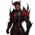 Demon-Man Warrior Vinyl Car Decal Sticker – Waterproof & UV-Resistant 8"
