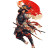 Samurai Boy Warrior Vinyl Car Decal Sticker – Waterproof & UV-Resistant 8"
