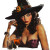 Mysterious Brunette Witch Vinyl Car Decal Sticker – Waterproof & UV-Resistant 8"
