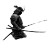 Japanese Samurai V4 Vinyl Car Decal Sticker – Waterproof & UV-Resistant 8"