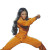Vintage Kung Fu Heroine Vinyl Car Decal Sticker – Waterproof & UV-Resistant 8"