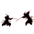Samurai Duel Silhouette V2 Vinyl Car Decal Sticker – Waterproof & UV-Resistant 8"