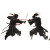 Samurai Duel V2 Vinyl Car Decal Sticker – Waterproof & UV-Resistant 8"