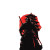 Samurai Red Moon V2 Vinyl Car Decal Sticker – Waterproof & UV-Resistant 8"