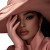 Elegant Pink Portrait Vinyl Car Decal Sticker – Waterproof & UV-Resistant 8"