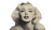 Vintage Marilyn Portrait Vinyl Car Decal Sticker – Waterproof & UV-Resistant 8"