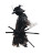 Sideways Samurai Silhouette Vinyl Car Decal Sticker – Waterproof & UV-Resistant 8"
