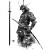 Pointillism Samurai Vinyl Car Decal Sticker – Waterproof & UV-Resistant 8"