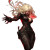 Vampiric Warrior Pin-Up Vinyl Car Decal Sticker – Waterproof & UV-Resistant 8"
