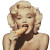 Marilyn Monroe Eats Vinyl Car Decal Sticker – Waterproof & UV-Resistant 8"