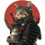 Cat Samurai V2 Vinyl Car Decal Sticker – Waterproof & UV-Resistant 8"