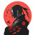 Itachi Uchiwa Logo Vinyl Car Decal Sticker – Waterproof & UV-Resistant 8"