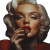 Marilyn Monroe Smoking V5 Vinyl Car Decal Sticker – Waterproof & UV-Resistant 8"