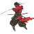 Samurai Ronin V2 Vinyl Car Decal Sticker – Waterproof & UV-Resistant 8"