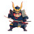 Samurai Mascot Vinyl Car Decal Sticker – Waterproof & UV-Resistant 8"