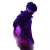 Fiery Purple Shadow Vinyl Car Decal Sticker – Waterproof & UV-Resistant 8"