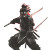 Ninja With Oni Mask Vinyl Car Decal Sticker – Waterproof & UV-Resistant 8"