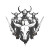 Ox-Knight Logo Vinyl Car Decal Sticker – Waterproof & UV-Resistant 8"