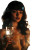 Bettie Page Style V2 Vinyl Car Decal Sticker – Waterproof & UV-Resistant 8"