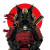 Samurai Cat V21 Vinyl Car Decal Sticker – Waterproof & UV-Resistant 8"