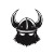 Viking Hat Graphic Vinyl Car Decal Sticker – Waterproof & UV-Resistant 8"