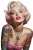 Tattooed Marilyn Monroe V8 Vinyl Car Decal Sticker – Waterproof & UV-Resistant 8"