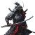 Samurai Demon V2 Vinyl Car Decal Sticker – Waterproof & UV-Resistant 8"