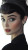 Audrey Hepburn Portrait V5 Vinyl Car Decal Sticker – Waterproof & UV-Resistant 8"