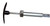 Valterra Cable Actuated Sewer Waste Valve | For RV Black Water System | 1-1/2 Inch Straight Valve | Foldable Handle | Stainless Steel Inner Wire