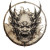 Oni Shield Vinyl Car Decal Sticker – Waterproof & UV-Resistant 8"