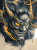 Oni Mask Tattoo V40 Vinyl Car Decal Sticker – Waterproof & UV-Resistant 8"