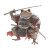 Samurai Frog V5 Vinyl Car Decal Sticker – Waterproof & UV-Resistant 8"