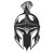 Spartan Helmet Logo V5 Vinyl Car Decal Sticker – Waterproof & UV-Resistant 8"
