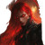 Scarlet Warrior V2 Vinyl Car Decal Sticker – Waterproof & UV-Resistant 8"