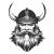 Viking Head Svg Vinyl Car Decal Sticker – Waterproof & UV-Resistant 8"