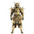 Golden Samurai Warrior Vinyl Car Decal Sticker – Waterproof & UV-Resistant 8"