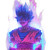 Goku Arcane Style Vinyl Car Decal Sticker – Waterproof & UV-Resistant 8"