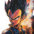 Vegeta Smoking Blunt Vinyl Car Decal Sticker – Waterproof & UV-Resistant 8"
