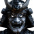 Japanese Demon Mask V7 Vinyl Car Decal Sticker – Waterproof & UV-Resistant 8"