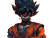 Black Goku V5 Vinyl Car Decal Sticker – Waterproof & UV-Resistant 8"