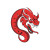Minimalist Hydra Logo Vinyl Car Decal Sticker – Waterproof & UV-Resistant 8"