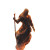 Flaming Staff Vinyl Car Decal Sticker – Waterproof & UV-Resistant 8"