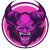 Demon Face Icon Vinyl Car Decal Sticker – Waterproof & UV-Resistant 8"