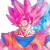 Goku Niji Vinyl Car Decal Sticker – Waterproof & UV-Resistant 8"