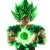 Goku Green Energy Vinyl Car Decal Sticker – Waterproof & UV-Resistant 8"