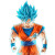 Super Saiyan Blue Goku V3 Vinyl Car Decal Sticker – Waterproof & UV-Resistant 8"