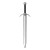 Viking Sword Logo V2 Vinyl Car Decal Sticker – Waterproof & UV-Resistant 8"