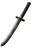 Elegant Yanagiba Knife Vinyl Car Decal Sticker – Waterproof & UV-Resistant 8"
