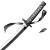 Japanese Sword Hilt Vinyl Car Decal Sticker – Waterproof & UV-Resistant 8"